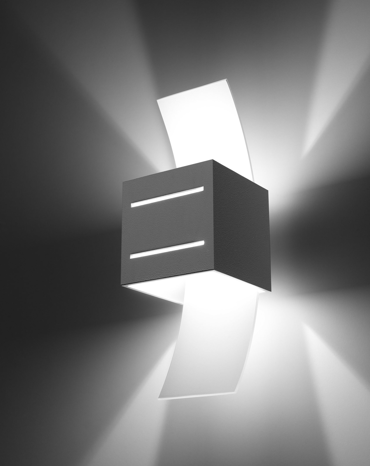 Vägglampa LORETO vit + 1x LED-lampa G9 3000K varm 4,5W 510lm