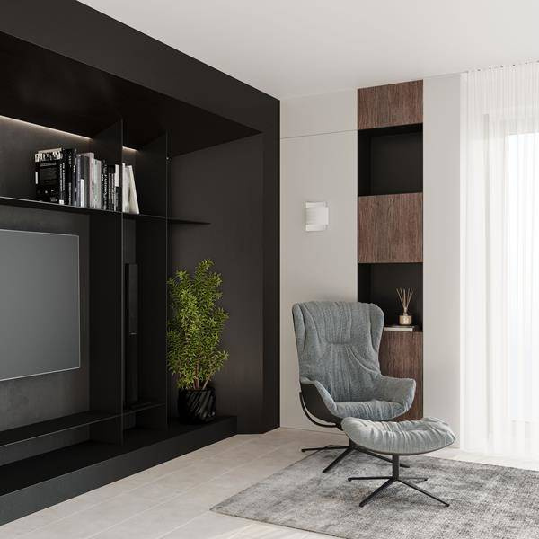 Vägglampa HESTIA vit + 1x LED-glödlampa G9 4000K kall 4,5W 530lm