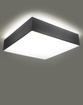 Takplafond HORUS 25 GREY + 1x LED-lampa E27 4000K Cold 7,5W 650lm