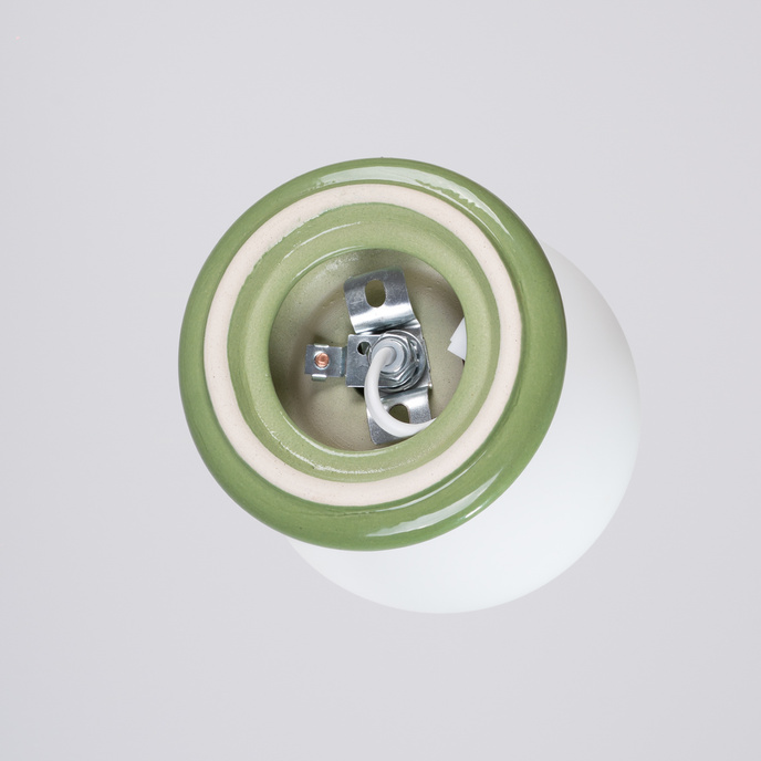 Vägglampa ZORI grön IP44