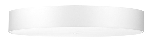 Plafond SKALA 90 vit + 6x LED-lampa E27 4000K Kall 7,5W 650lm