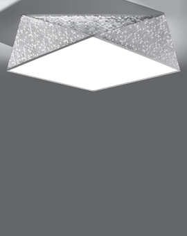Plafond HEXA 45 CEKIN + 3x LED-lampa E27 3000K varm 7,5W 620lm