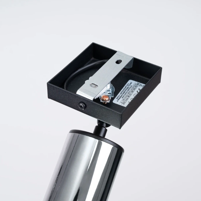 Vägglampa WINX svart/krom