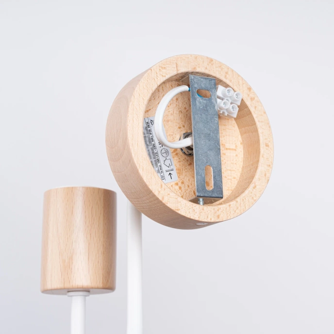 Vägglampa TIMBO vit