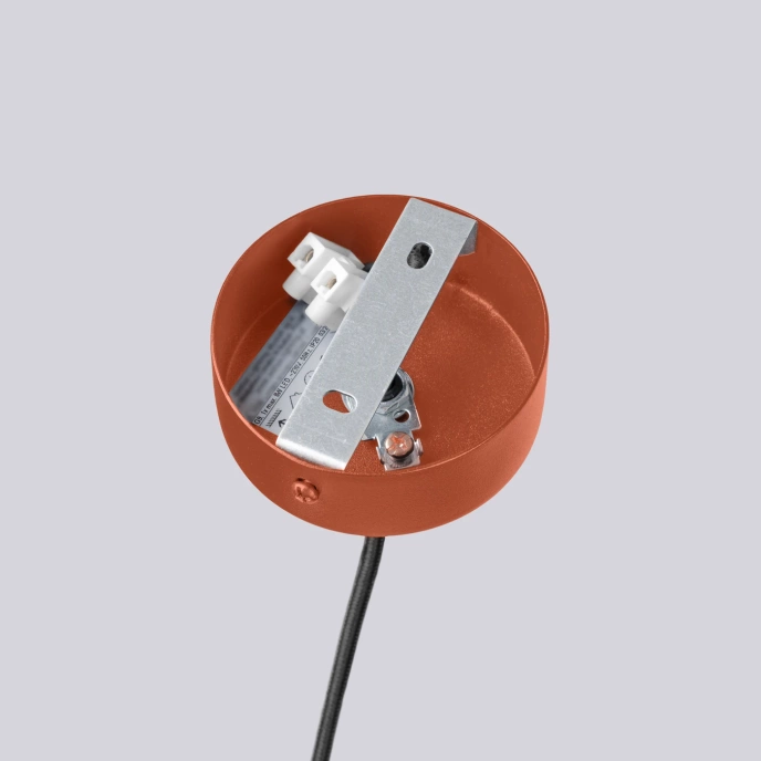 Ljuskrona HALO 6 röd ochra