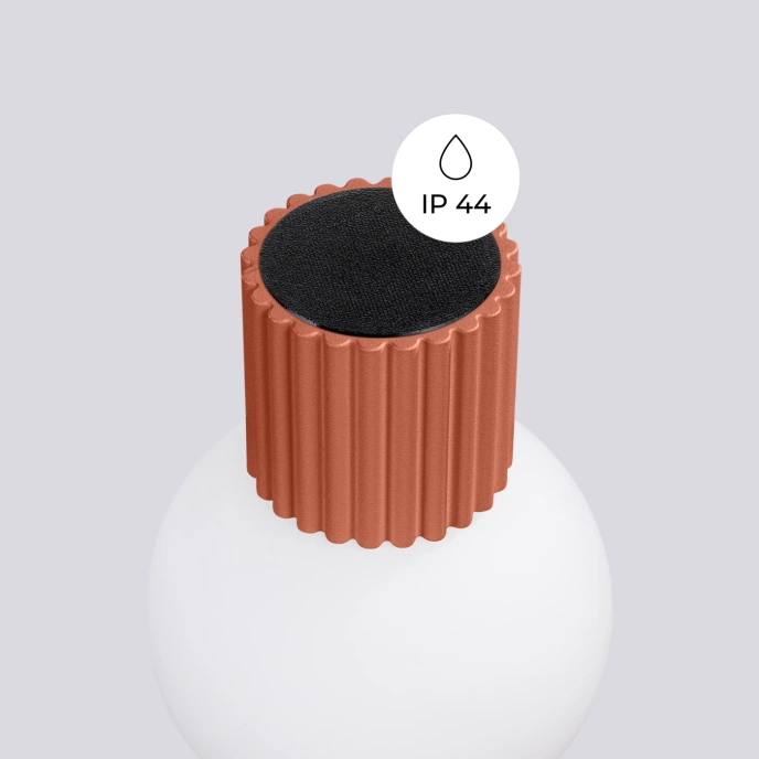 Vägglampa HALO röd ochra IP44