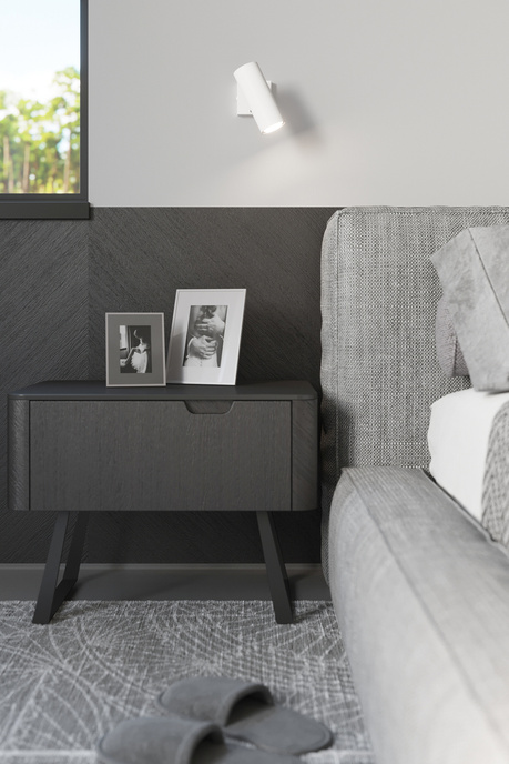 Plafond DIREZIONE 3 vit + 3x LED-lampa GU-10 4000K kall 7W 630lm