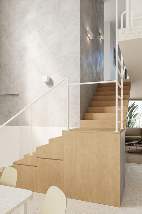 Keramisk vägglampa SUBANI vit + 1x LED-lampa E27 3000K varm 7,5W 620lm