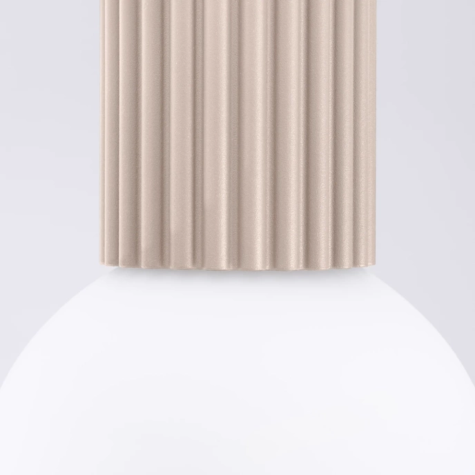 Taklampa HALO taupe IP44