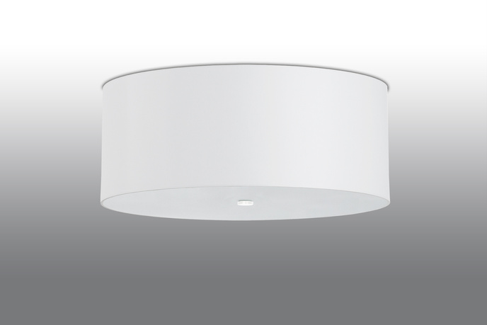 Plafond OTTO 70 vit + 6x LED-lampa E27 4000K Kall 7,5W 650lm