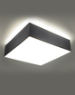 Takplafond HORUS 35 GREY + 2x LED-lampa E27 4000K Cold 7,5W 650lm