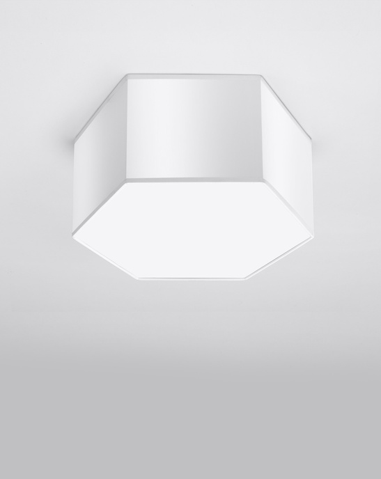 Plafond SUNDE 15 vit + 2x LED-lampa E27 4000K kall 7,5W 650lm