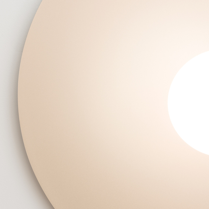 Vägglampa AKE 50 beige