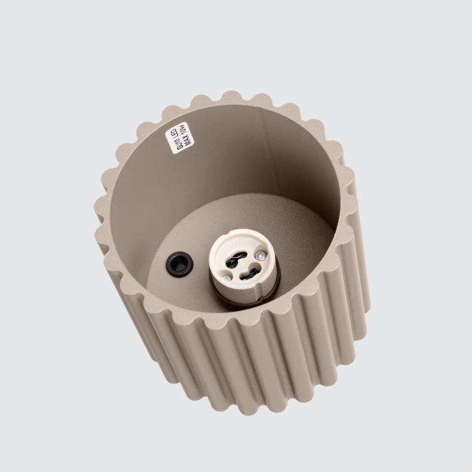 Taklampa AURA 1 taupe GU10