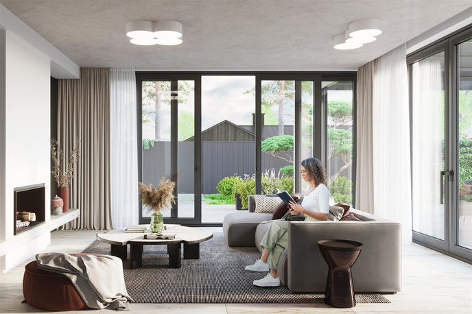 Plafond CIRCLE 3B vit + 6x LED-lampa E27 3000K varm 7,5W 620lm