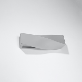 Keramisk vägglampa SIGMA grå