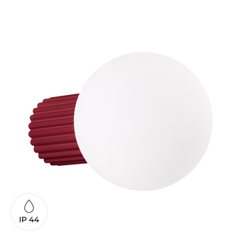 Vägglampa HALO burgundy IP44