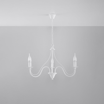 MINERWA 3 ljuskrona vit