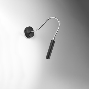 Vägglampa AXIL svart