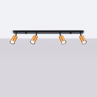 Plafond WINX 4L svart/koppar