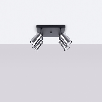 Plafond WINX 4 svart/krom