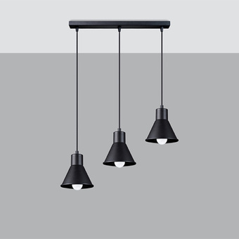 Pendel lampa TALEJA 3 svart [E27]