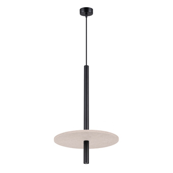 Pendellampa FELTRO 1 svart/beige