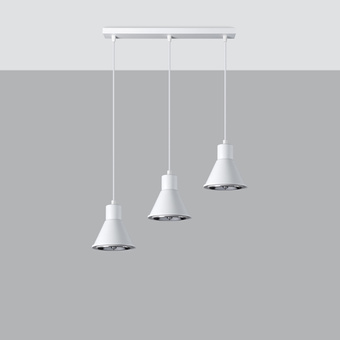 Pendel lampa TALEJA 3 vit [ES111]