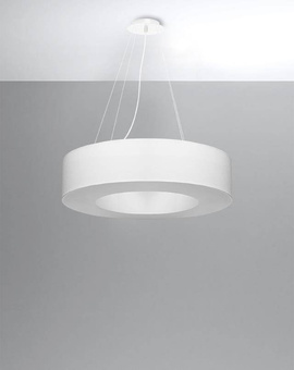 SATURNO 70 ljuskrona vit