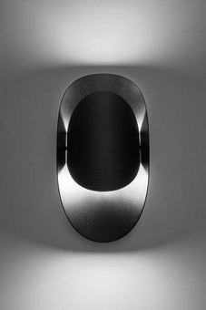 Vägglampa TEAR svart + 1x LED-lampa G9 3000K varm 4,5W 510lm