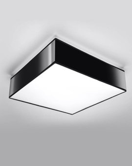 Takplafond HORUS 35 BLACK + 2x LED-lampa E27 3000K varm 7,5W 620lm