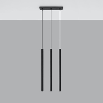 PASTELO 3 taklampa svart