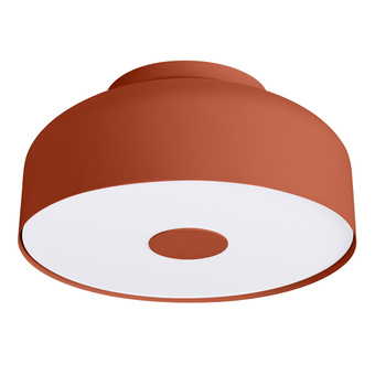 Plafond OMIQ ockraröd + 4X LED-lampa E27 4000K Kall 7,5W 690lm