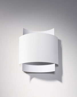 Vägglampa IMPACT vit + 1x LED-glödlampa G9 3000K varm 4,5W 510lm