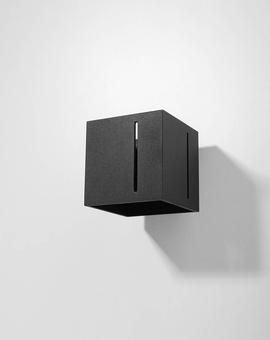 Vägglampa PIXAR svart + 1x LED-lampa G9 4000K Cold 4,5W 530lm