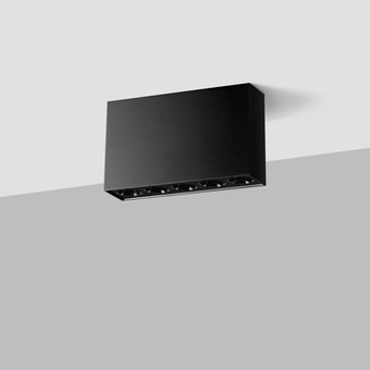 Plafond SOLE svart LED