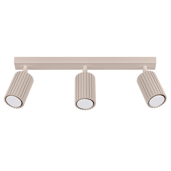 Taklampa KARBON 3L taupe