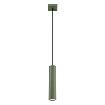 Pendellampa KARBON 1 olivgrön + 1x LED-lampa GU-10 4000K Cold 7W 530lm
