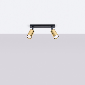 Plafond WINX 2 svart/guld