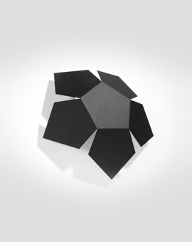 Vägglampa PENTA svart + 2x LED-lampa G9 4000K kall 4,5W 530lm