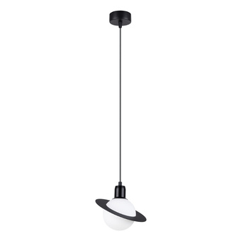 Pendellampa HYPERION 1 svart + 1x LED-lampa G9 4000K Cold 4,5W 460lm
